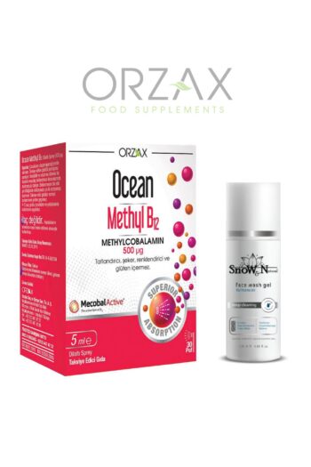 Ocean Sprey Formunda Methyl B12 Vitamini 500 mg (Metilkobalamin) 5 ml + 100ml Yüz Temizleme Jeli Hediyeli