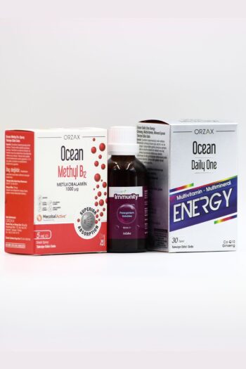 Ocean Methyl B12, Ocean Daily One Energy ve Estellife İmmunity Üçlü Paket