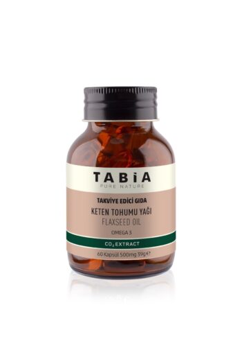TABİA Keten Tohumu Yagı | Co2 Extract | 500 Mg 60 Kapsül