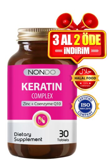 Nondo Keratin Kompleks 30 Tablet ( Hydrolize Keratin Biotin At Kuyruğu Isırgan Otu Koenzim Q10 )