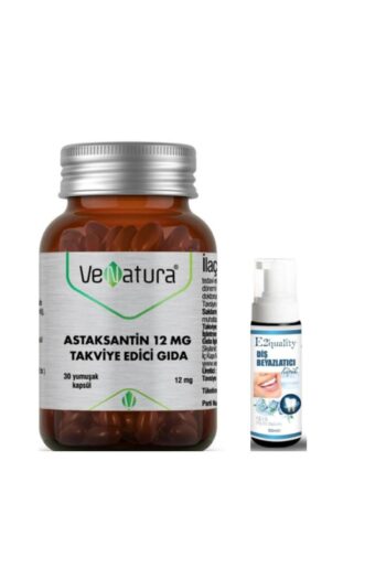 Venatura Astaksantin Takviye Edici Gıda 30 Yumuşak Kapsül - Diş Beyazlatıcı Köpük Hediye