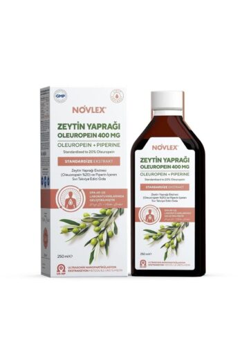 novlex Zeytin Yaprağı - Oleuropein (olive Leaf) Ve Piperin Ekstraktı (ekstresi) Takviye Edici Gıda 250 Ml