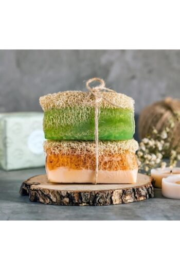 Doğal Kabak Lifli Eşek Sütlü Ballı Ve Aloe Vera Sabunu 2 Li Set El Yapımı