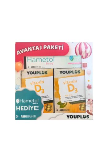 Youplus Vitamin D3 400IU Oral Sprey 20 ml 2 ADET + Baby Pişik Kremi 30 gr HEDİYELİ
