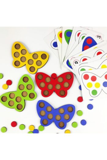metafortoys Eğitici Ahşap Mozaik Kelebek Oyunu Strateji Ve Mantık Oyunu