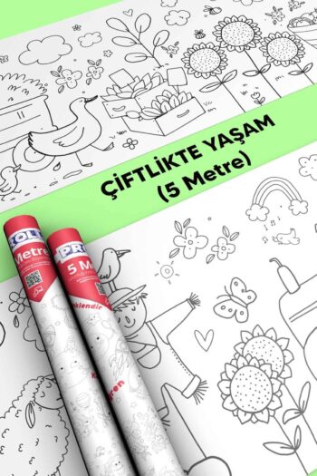 Proll Çiftlik Hayatı Boyama Kağıdı