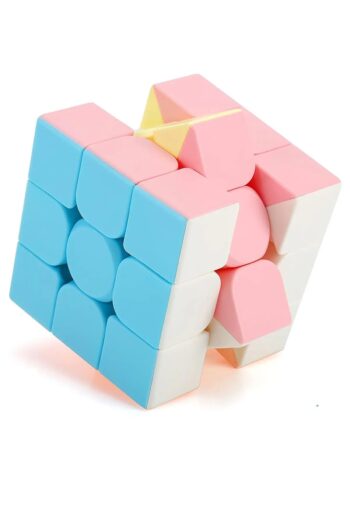 LRS STORE Rubik Küp Zeka Küpü 3x3 Pastel Renkler Eğitici Yüksek Kalite Akıl Küpü