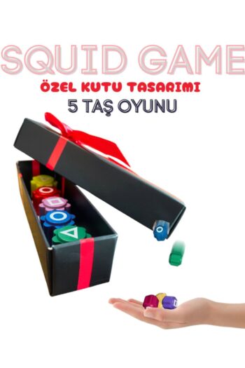 WOODROFFE Squid Game 2 Özel Tabut Tasarımlı 5 Taş Oyunu – Koleksiyonluk Kutu ile Geleneksel 5 Taş Oyunu