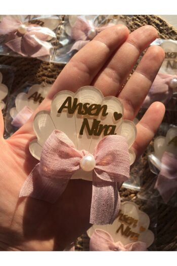 NaturessCo Fiyonklu Simli Pleksi İstiridye Bebek Magneti (20 Adet)