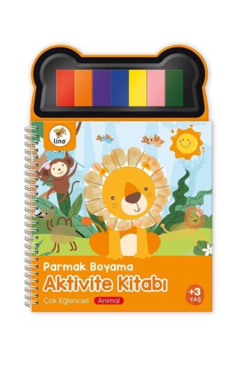 Lino LİNO PARMAK BOYAMA AKTİVİTE KİTABI ANIMAL