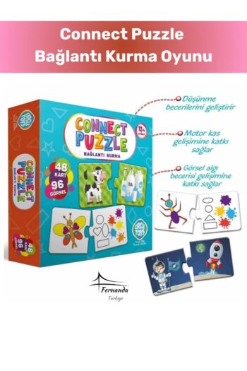 Fernanda Özel Seri Connect Puzzle Bağlantı Kurma Oyunu Zeka Geliştirici Eğitici Çocuk El Göz Koordinasyonu