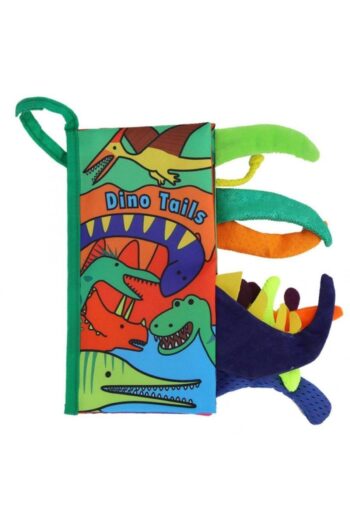 MAYA BABY Dino Tails Hışırtılı Yıkanabilir Kumaş / Bez Eğitici Ve Eğlenceli Bebek Kitabı