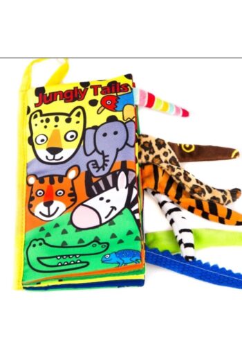 Genel Markalar Jungly Tails Hışırtılı Yıkanabilir Kumaş / Bez Eğitici Ve Eğlenceli Bebek Kitabı