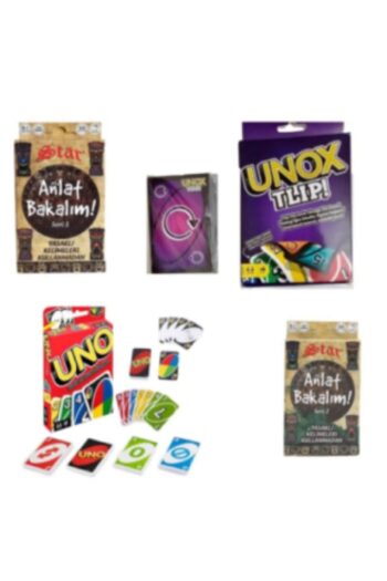 Brother Toys Uno Unox Tlip Ve Anlat Bakalım Seri 1 Ve 2 Toplam 4lü Kart Oyun Seti