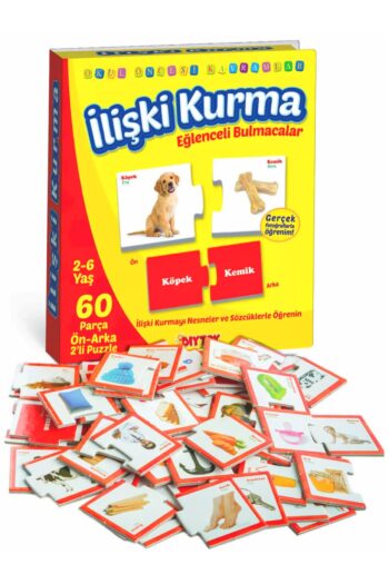 AVDA Diytoy Ilişki - Bağlantı Kurma 2-6 Yaş Eğlenceli Bulmacalar Puzzle Eşleştirme Zeka Kartları