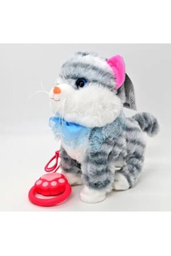 Happy Toys Müzikli yürüyen miyavlayan başını sallayan sevimli kedi peluş oyuncak kumandalı üründür