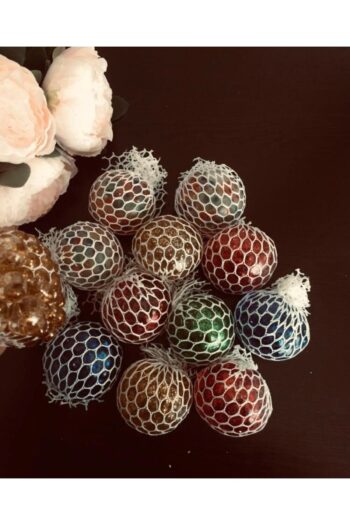 Happystore Ithal Model Içi Simli El Hareket Stres Oyuncağı Sıkma Topu Jel Beyin Stres Oyuncağı Slime Topu