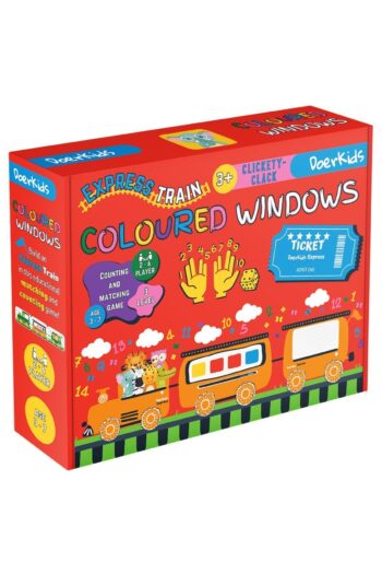 DoerKids Renkli Pencereler Express Tren Matematik Kutu Oyunu | 3-7 Yaş