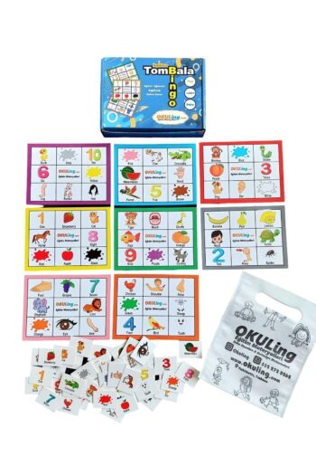 Okuling Bingo - İngilizce Tombala - Sayılar - Renkler - Meyveler - Hayvanlar
