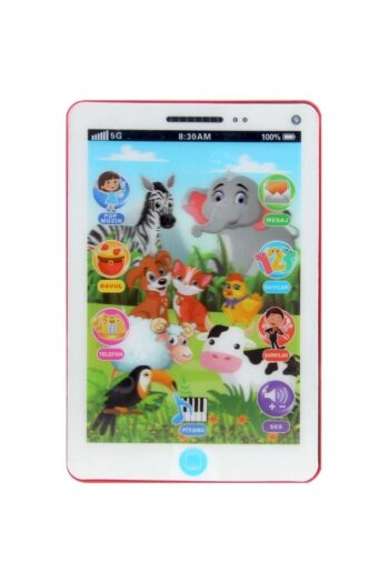 OYUNCAK STORE Oyuncak Dokumatik 3D Tablet Sesli Fonksiyonlu Eğitici Oyun Butonları Tablet