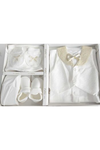 BİGÜMEX Erkek Bebek Takımı Mevlütlük Şapka Yelek Papyon Patik Pantalonlu 0-6 Aylık Yenidoğan Hediyelik