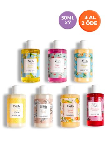 THE BATH FACTORY Duş Jeli Tanışma Seti ( Gold Aura - Vanilya - Muz - Çilek - Turunç - Ihlamur - Liçi) ( 7 X 50 Ml)