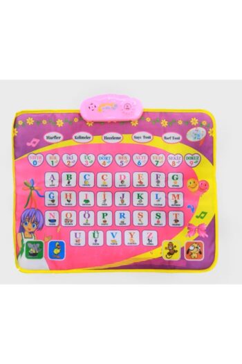 LRS STORE PEmbe Çocuk Eğitici Oyun Halısı Oyuncak Alfabe Sayılar Sesli Işıklı Eğitim Oyun Matı 50x70