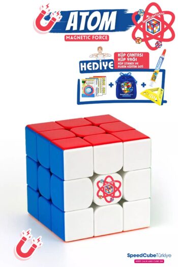 Galery Wood Magnetic Atomml Mark Ll 3x3 Profesyonel Mıknatıslı Manyetik Küp Akıl Zeka Küpü Speedcube