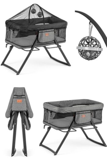 Wellgro Katlanır Alüminyum Bebek Beşiği Ve Anne Yanı Beşik