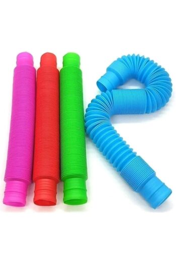 teknonisa Bir Adet Pop Tubes Bükülebilir Eğlenceli Uzayan Boru Oyuncak Hortum