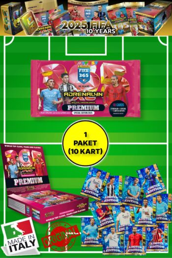 TOYFEST Panini Fifa 365 - 2025 Official Special Edition Premium Card Futbolcu Kartları - 1 PAKET (10 KART)