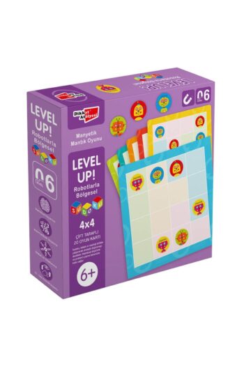 Dikkat Atölyesi Yayınları Yayınları Level Up! 6 - Robotlarla Bölgesel Sudoku