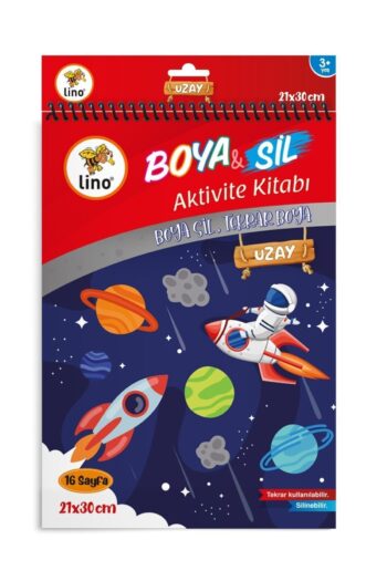 Lino LİNO BOYA SİL AKTİVİTE BOYAMA KİTABI UZAY A4 EBAT (SİLİNEBİLİR)