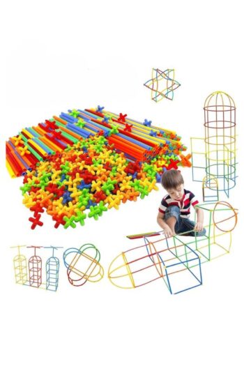 Factorial Bambu Çubuk Oyuncakları 600 Parça Puzzle 4 5 Yaş Eğitici Oyuncaklar Zeka Geliştirici Oyunlar