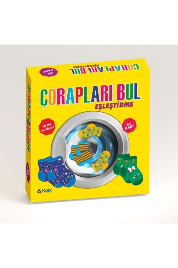 KOLİX Çorapları Bul Eşleştirme Beceri Zeka Geliştirme Oyun Kartları