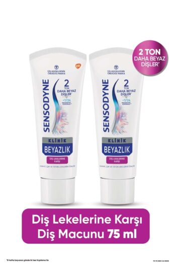 Sensodyne Klinik Beyazlık Çay, Kahve ve Tütün Lekelerine Karşı Diş Macunu 75ml x 2 Adet