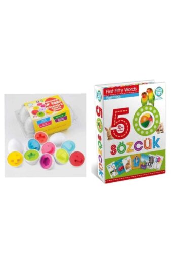 Circle Toys 50 Sözcük ve 6'lı Geometrik Yumurta
