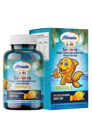 MİNASİA KİDS Omega 3 Gummies Çiğnenebilir Form (60 GUMMİES)