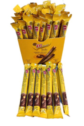 Eti sticks karamelli çikolata kahve yanı enfes tad 7 Gr x 40 adet