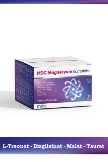 MDC Magnezyum Kompleks 220 Mg (L-TREONAT, BİSGLİSİNAT, MALAT, TAURAT) 30 Efervesan Saşe