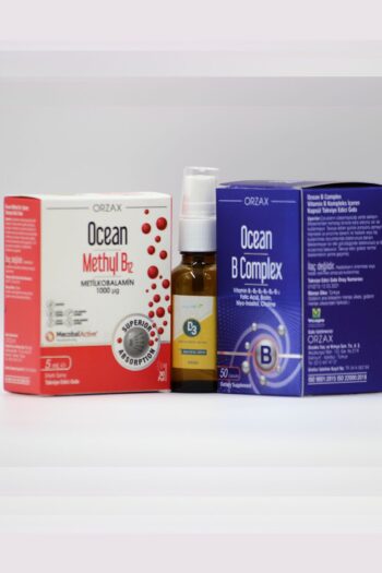 Ocean Ürün Paketi: Ocean Methyl B12, Ocean B Complex ve D3 Sprey