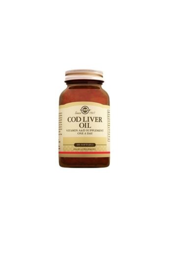 Solgar Cod Liver Oil 100 Softgel Kapsül