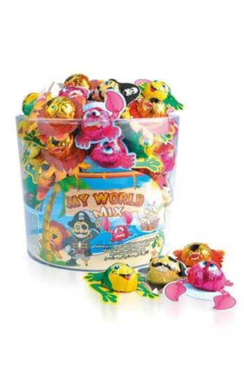 Elvan My World Mix 25 Adet Karışık Animals Hayvan Figürlü Hediyelik Pinyata Çikolata