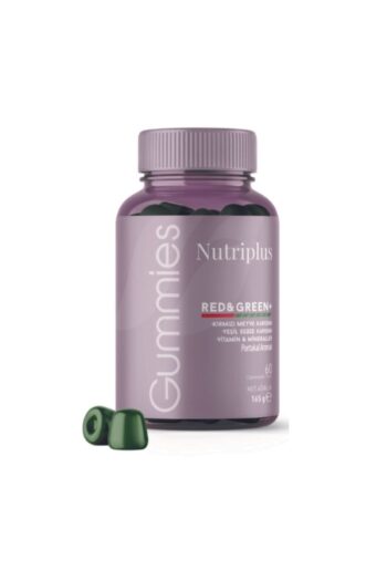 Farmasi Nutriplus Red & Green Mix Gummy 60 Adet
