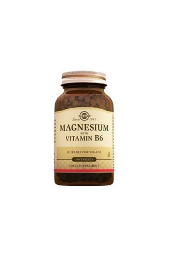 Solgar Magnesium Vitamin B6 100 Tablet