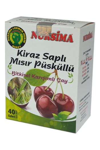 Nursima Kiraz Saplı Mısır Püskülü Bitkisel Karışımlı Çay 40 'lı Süzen Poşet