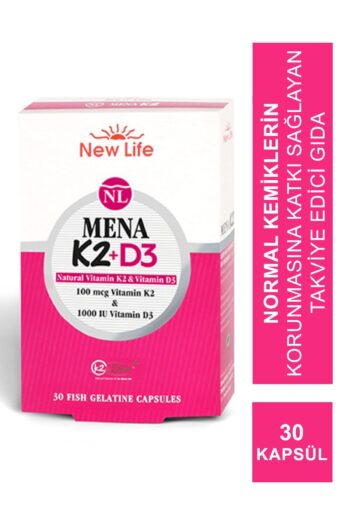 New Life Mena K2+d3 30 Kapsül