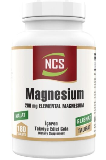 Ncs Magnesium Bisglisinat Malat Taurat 180 Tablet Magnezyum Glisinat Element Formül