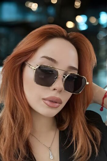 Eyesofia Swanky Gümüş Degrade Siyah Unisex Güneş Gözlüğü