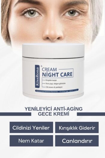 KissRona Gece Kremi - Besleyici Yaşlanma Karşıtı Değerli Yağ Bakımı / Kırışıklık & Gençleştirici 50ml